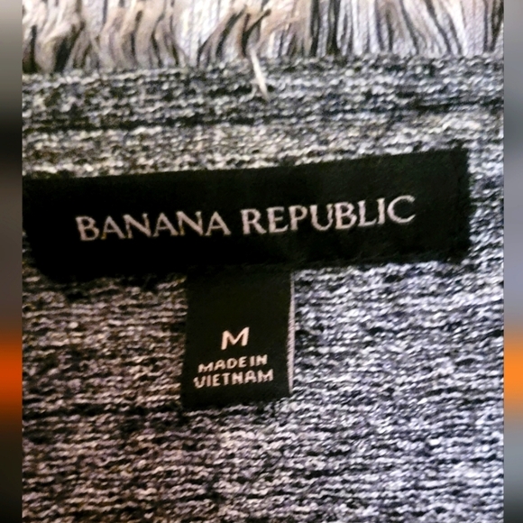 Banana Republic Black and Gray Blazer, Medium - Picture 5 of 8